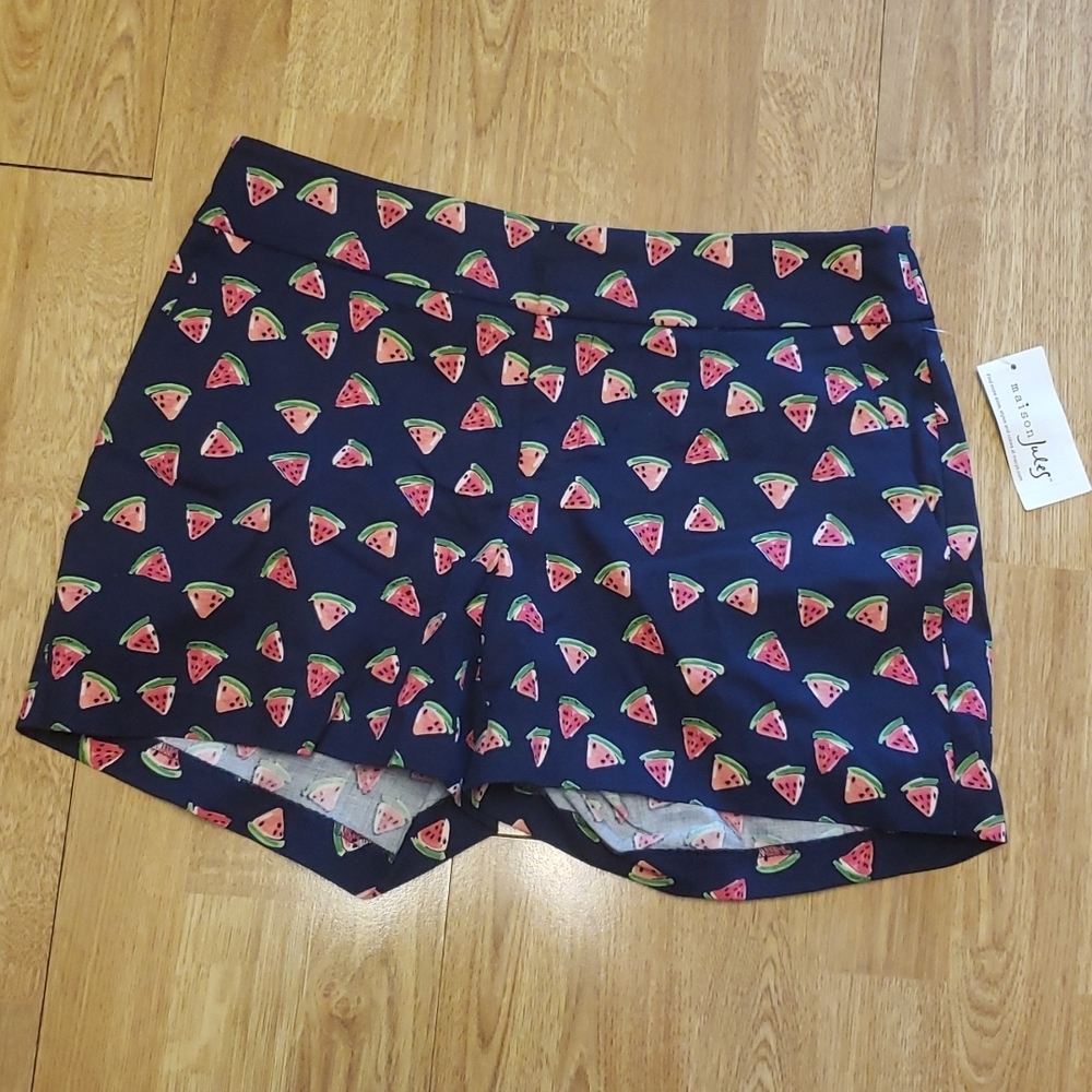 NWT Maison Jules watermelon print shorts size 2